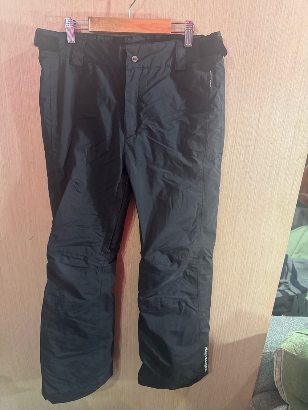 Kids Helly Hansen Helly Tech Protection Black Insulated Snow Pants Size 14